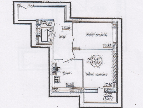 Подается 2-х комнатная квартира, ул. Октябрьская, д. 10А